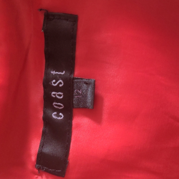 Red, Black and Cream A-line Dress by Coast (US size 8) - Picture 7 of 7